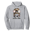 American Baseball Game Fan Baseball Mom Hoodie - Streetwear Style Unisex - T-Shirt, Sweatshirt, Hoodie