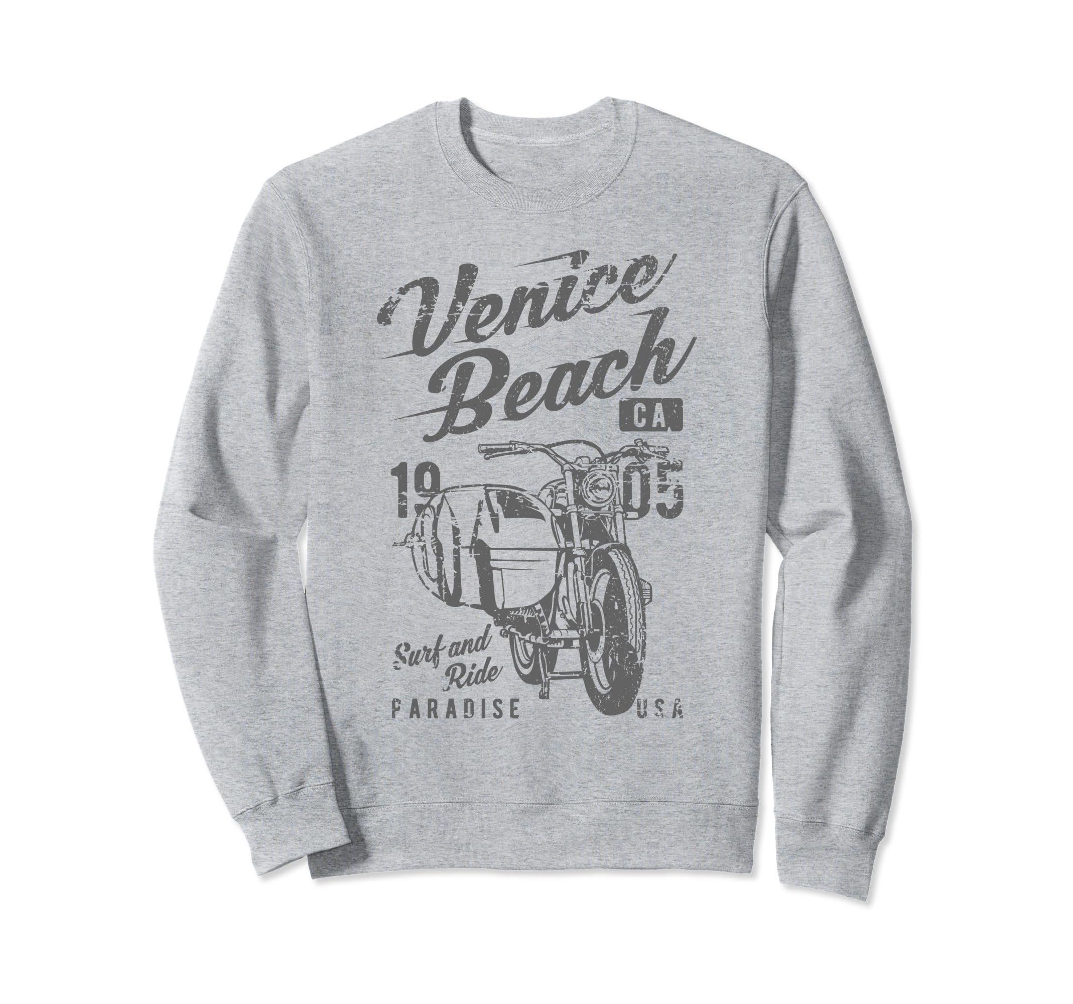Venice Beach California Distressed Sweatshirt - Unique Graphic Men Women - T-Shirt, Sweatshirt, Hoodie