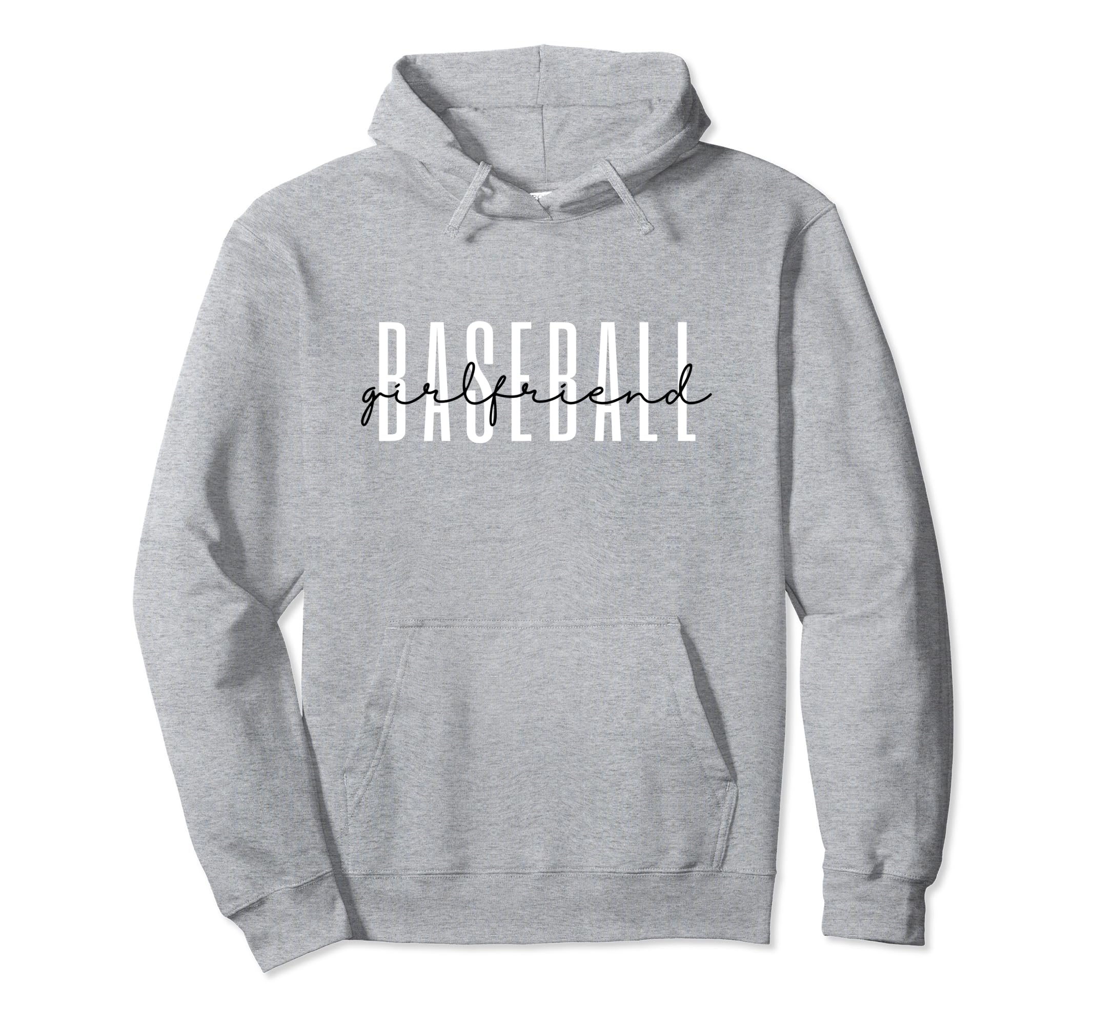 Baseball Girlfriend Life Baseball Hoodie - Casual Everyday Wear Men Women - T-Shirt, Sweatshirt, Hoodie