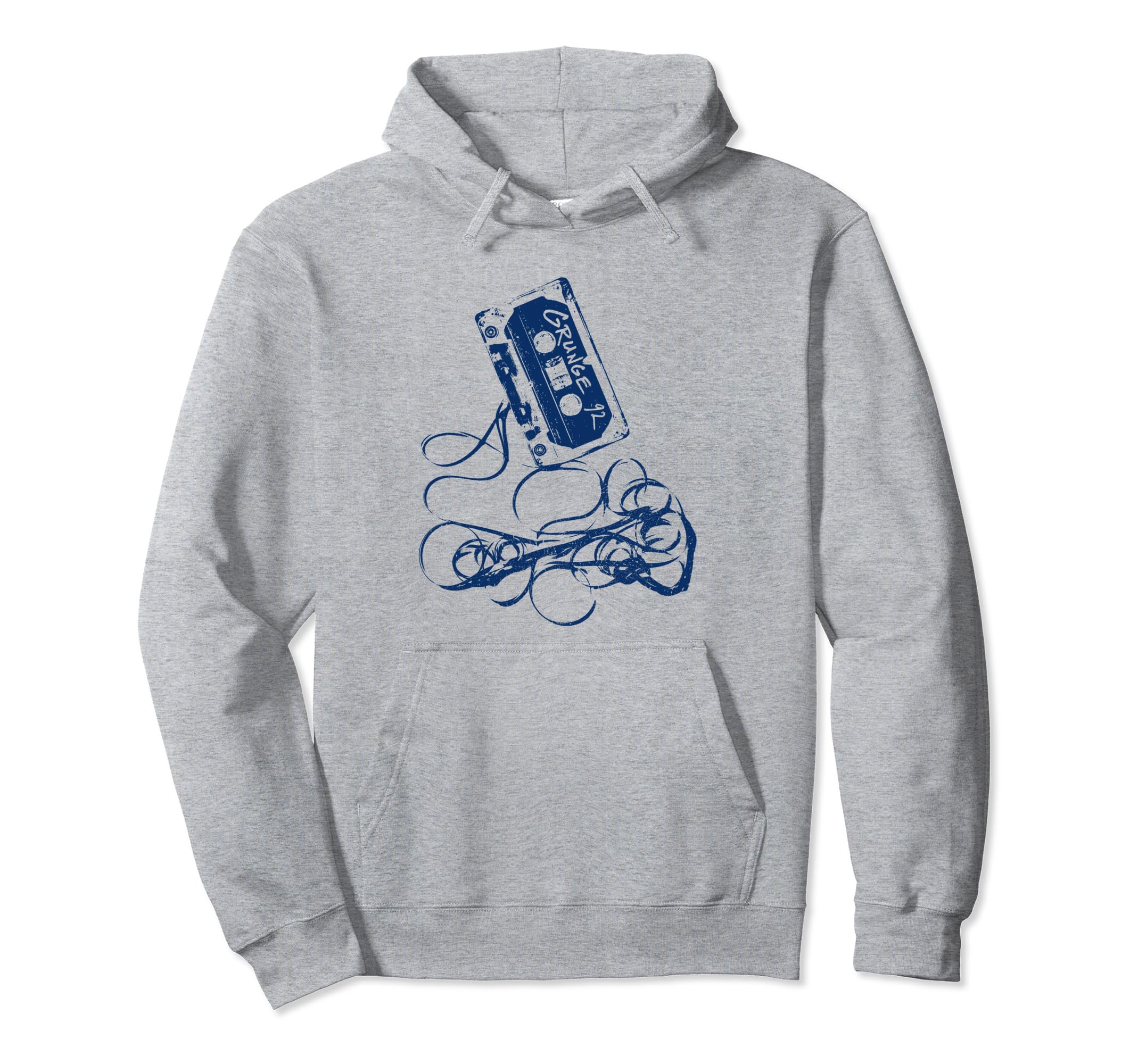 Grunge 90S Music Tape Concert Hoodie - Minimalist Print Men Women - T-Shirt, Sweatshirt, Hoodie