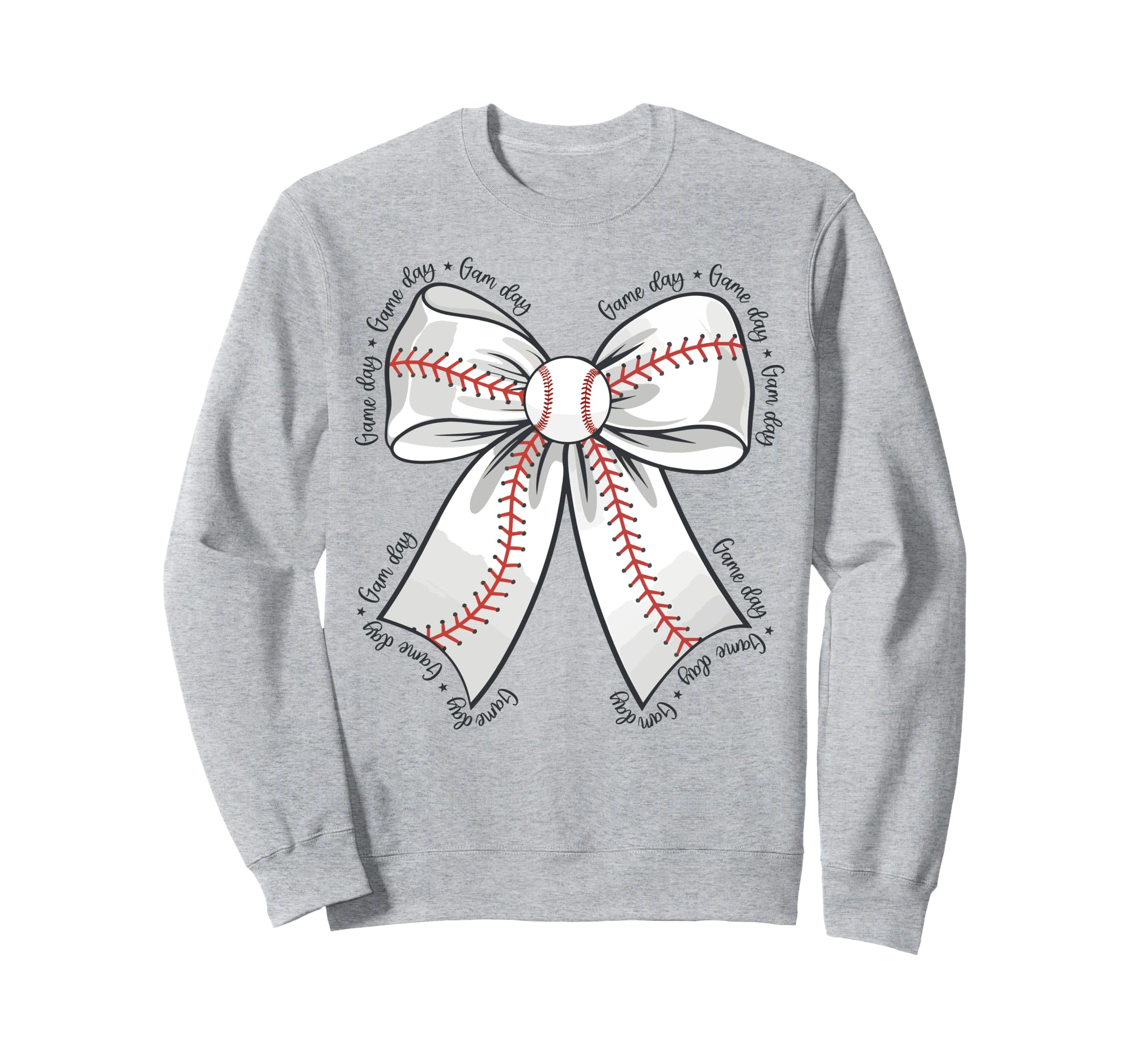 Baseball Mom Coquette Bow Baseball Mama Sweatshirt - Unique Graphic Unisex - T-Shirt, Sweatshirt, Hoodie