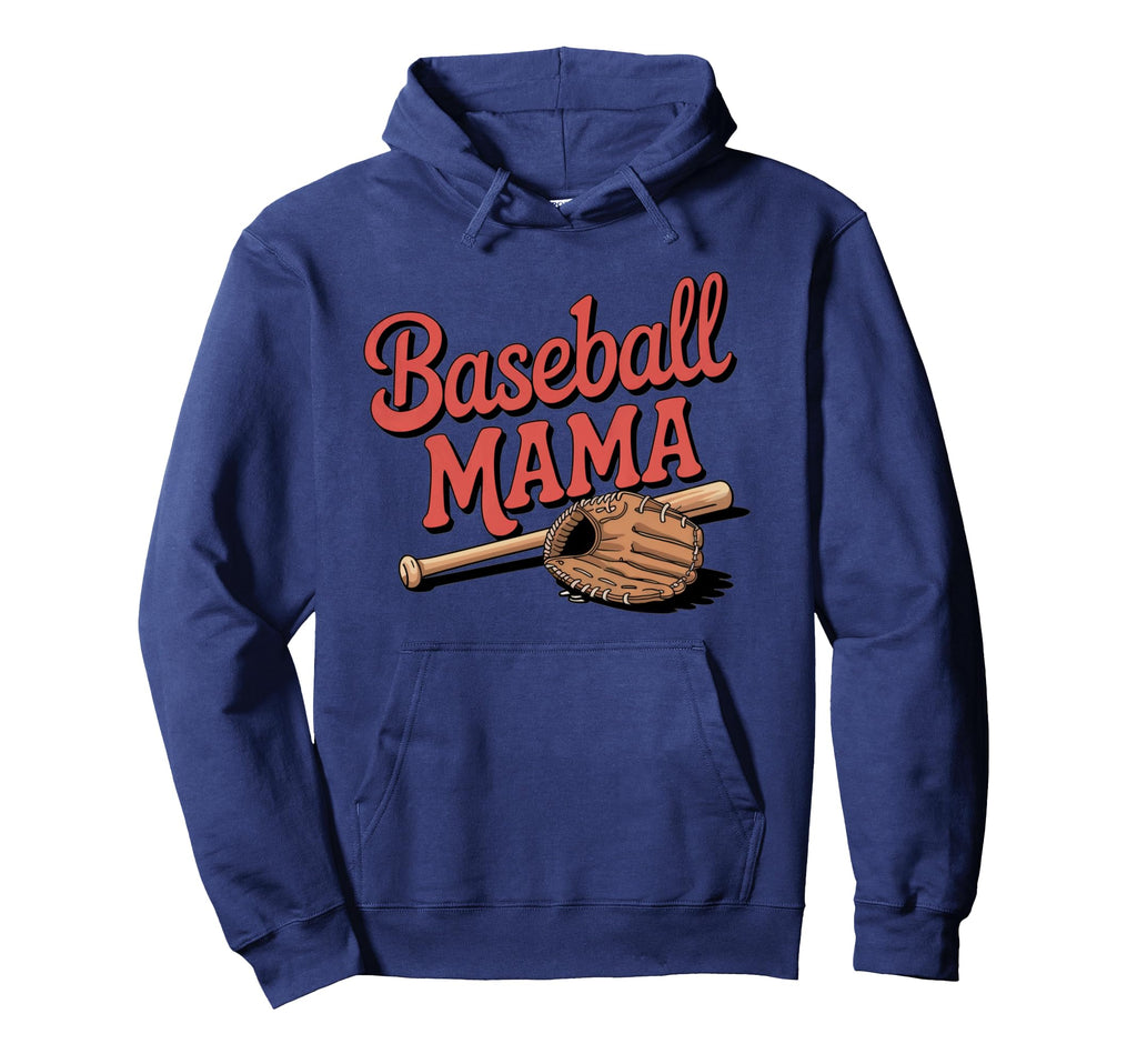 Baseball Mama Game Day Sports Mom Hoodie - Aesthetic Graphic for Adults - T-Shirt, Sweatshirt, Hoodie