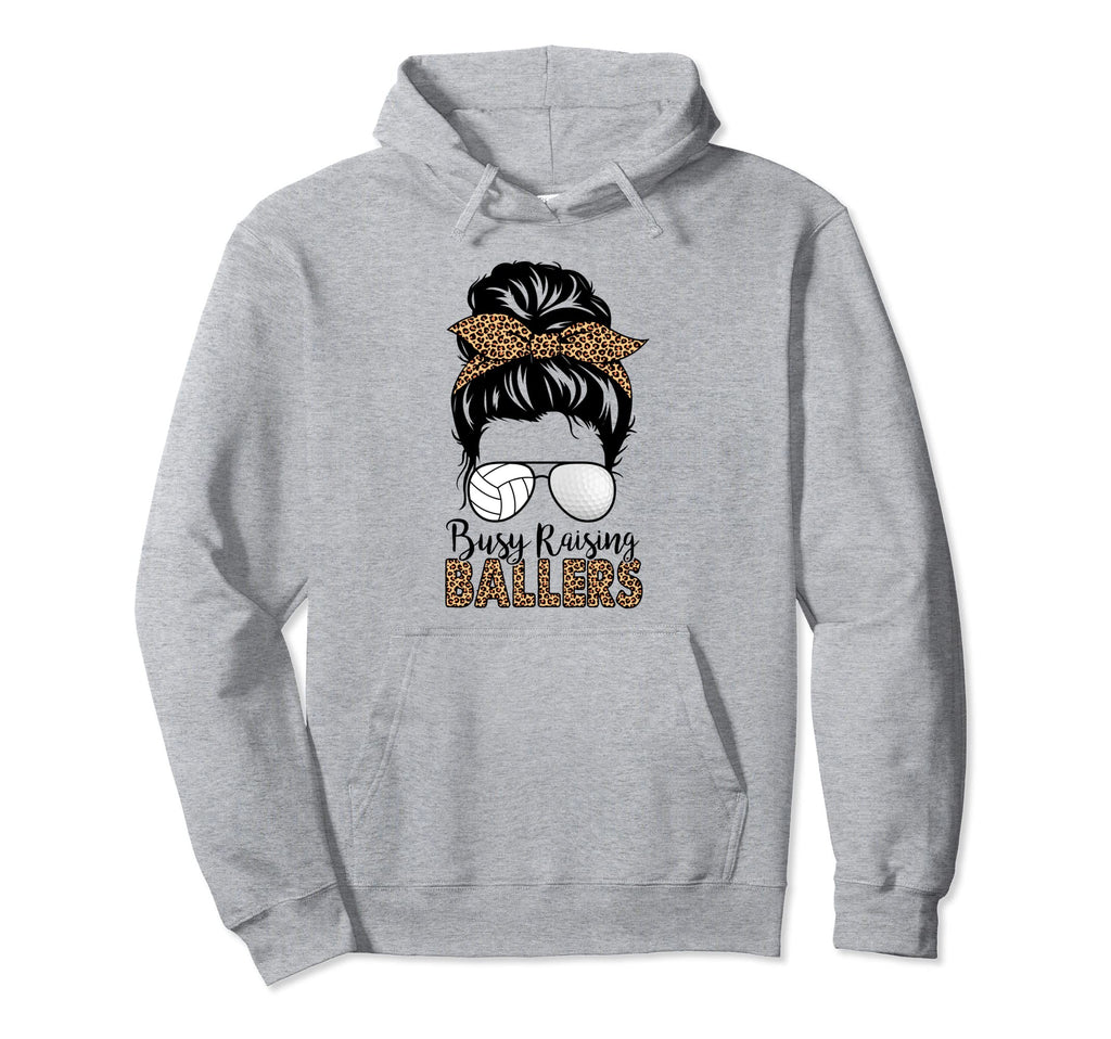 Busy Raising Ballers Golf Volleyball Hoodie - Aesthetic Graphic for Adults - T-Shirt, Sweatshirt, Hoodie