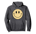 Smile Face 70S Vibe Yellow Smile Hoodie - Fun Novelty Design for Adults - T-Shirt, Sweatshirt, Hoodie