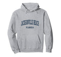 Jacksonville Beach Florida Fl Hoodie - Casual Everyday Wear for Adults - T-Shirt, Sweatshirt, Hoodie