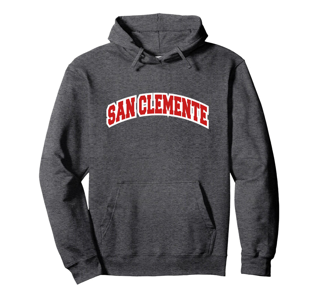 San Clemente California Varsity Hoodie - Graphic Print for Adults - T-Shirt, Sweatshirt, Hoodie