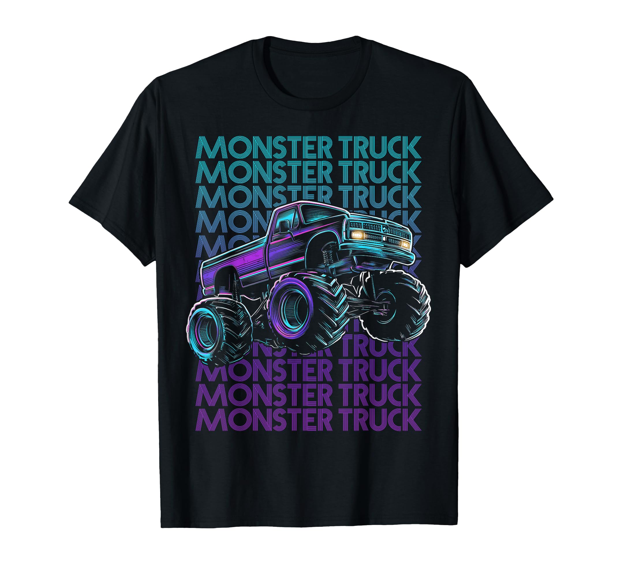 Monster Trucks 4 Wheeler Offroad T-Shirt - Novelty Apparel Unisex - T-Shirt, Sweatshirt, Hoodie