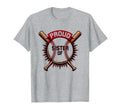 Proud Baseball Sister Supporter T-Shirt - Fun Novelty Design Unisex - T-Shirt, Sweatshirt, Hoodie