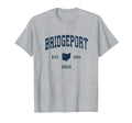 Bridgeport Ohio Oh Athletic Navy Sports T-Shirt - Novelty Apparel Men Women - T-Shirt, Sweatshirt, Hoodie