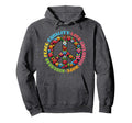 Diversity Equality Love Peace Human Hoodie - Graphic Print Men Women - T-Shirt, Sweatshirt, Hoodie