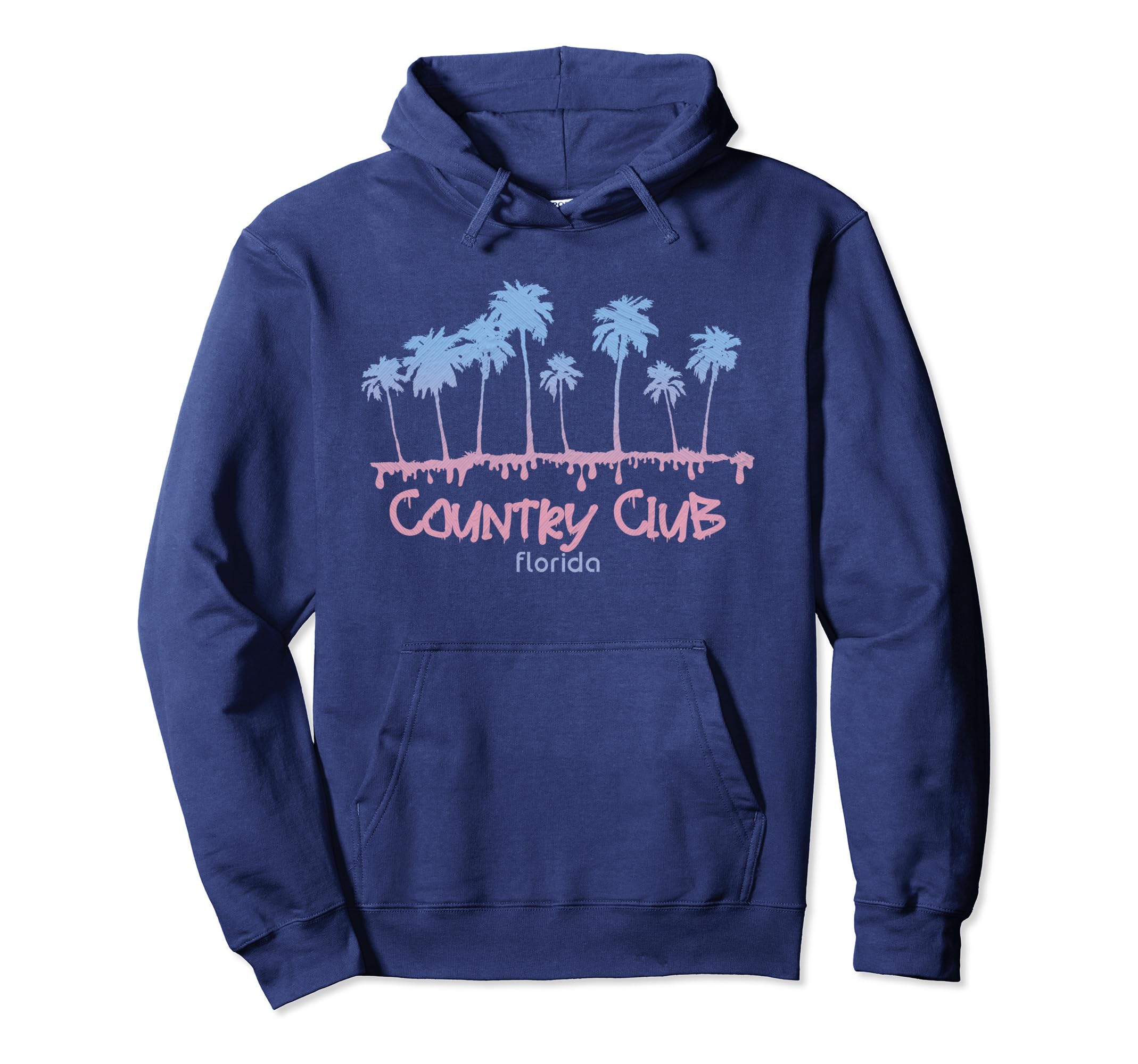 Country Club Florida Beach Surf Vibes Hoodie - Minimalist Print Men Women - T-Shirt, Sweatshirt, Hoodie