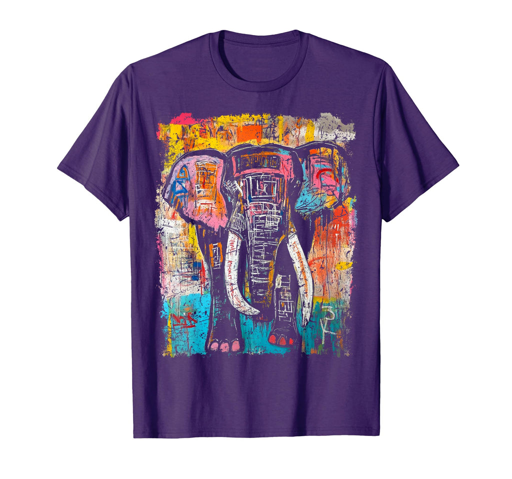 Pop Art Elephant 90S Graffiti T-Shirt - Custom Art Print Unisex - T-Shirt, Sweatshirt, Hoodie