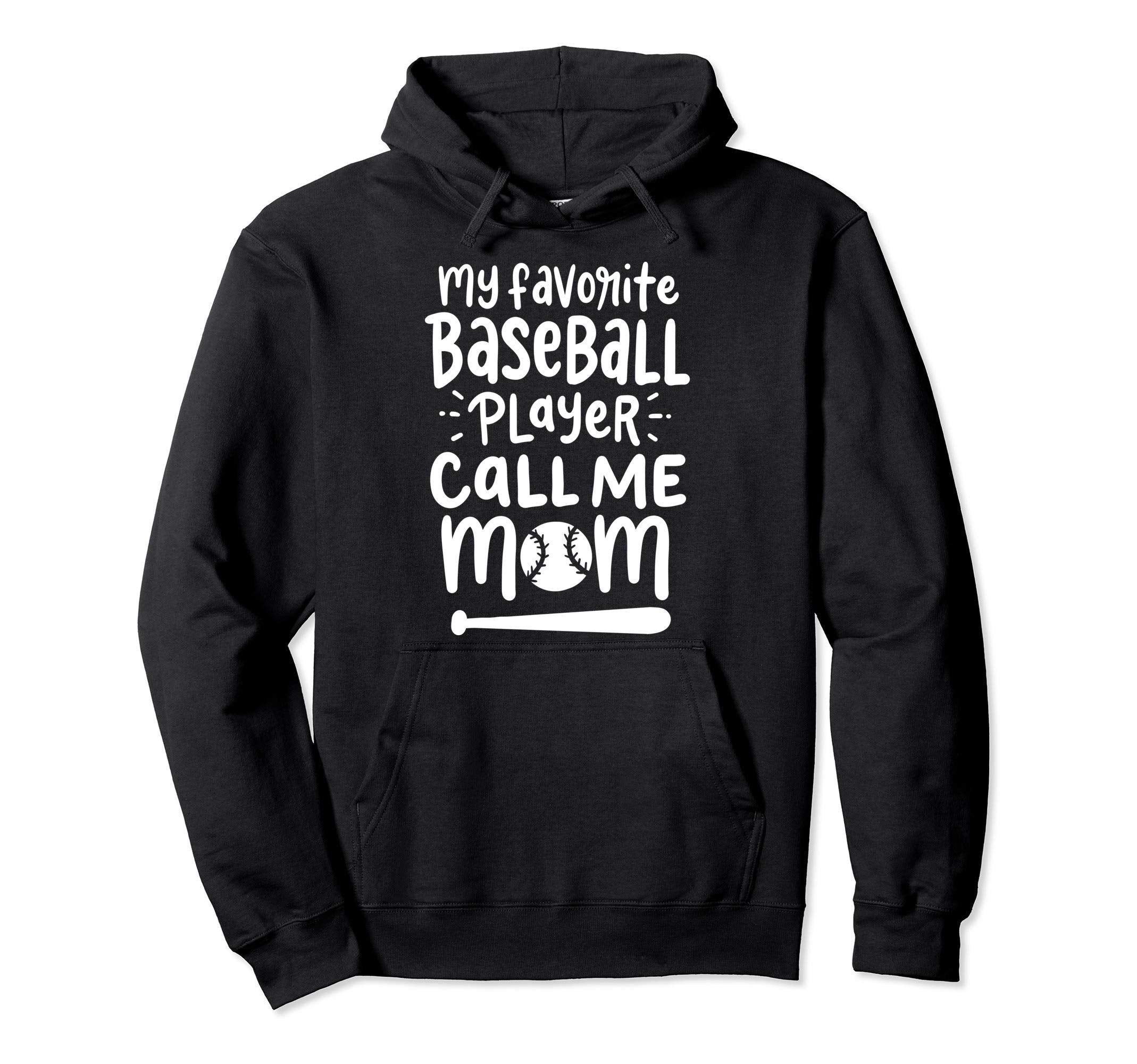 Baseball Player Mom Mama Hoodie - Unique Graphic Men Women - T-Shirt, Sweatshirt, Hoodie