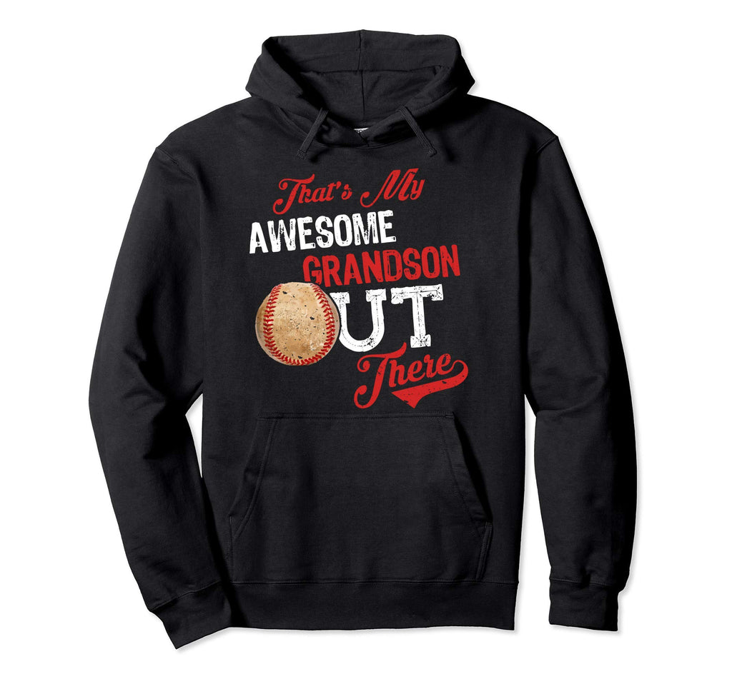 Thats My Awesome Grandson Out There Hoodie - Minimalist Print Unisex - T-Shirt, Sweatshirt, Hoodie