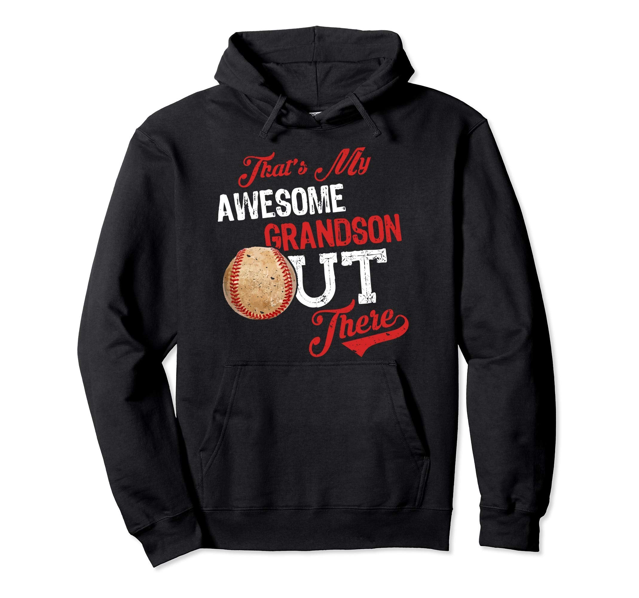 Thats My Awesome Grandson Out There Hoodie - Minimalist Print Unisex - T-Shirt, Sweatshirt, Hoodie
