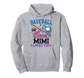 Gender Reveal Baseball Or Bows Mimi Loves Hoodie - Custom Art Print Unisex - T-Shirt, Sweatshirt, Hoodie