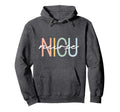 Nicu Nurse Icu Neonatal Boho Rainbow Team Hoodie - Custom Art Print Unisex - T-Shirt, Sweatshirt, Hoodie