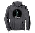 Virgo Zodiac Sign Occult Distressed Hoodie - Novelty Apparel Unisex - T-Shirt, Sweatshirt, Hoodie