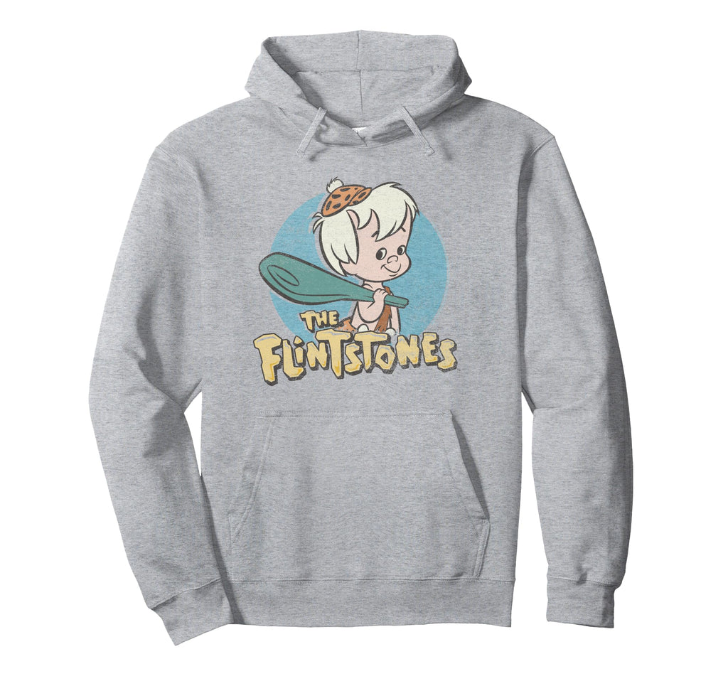 Flintstones Bamm Bamm Rubble Distressed Hoodie - Trendy Graphic Men Women - T-Shirt, Sweatshirt, Hoodie
