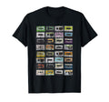 Cassette Tapes 1980S Music Distressed T-Shirt - Aesthetic Graphic Men Women - T-Shirt, Sweatshirt, Hoodie