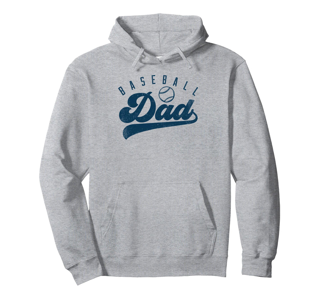 Baseball Dad Gifts Daddy Fathers Day Hoodie - Minimalist Print Unisex - T-Shirt, Sweatshirt, Hoodie