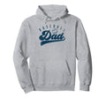 Baseball Dad Gifts Daddy Fathers Day Hoodie - Minimalist Print Unisex - T-Shirt, Sweatshirt, Hoodie