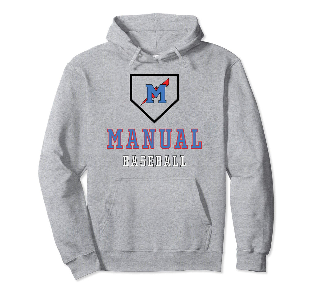 Manual High School Thunderbolts Baseball Hoodie - Trendy Graphic Men Women - T-Shirt, Sweatshirt, Hoodie