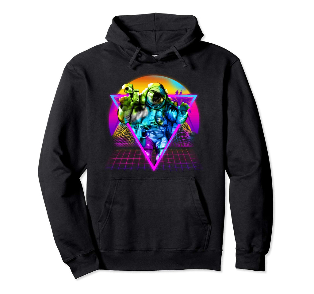 Astronaut 80S Aesthetic Vaporwave Hoodie - Trendy Graphic Men Women - T-Shirt, Sweatshirt, Hoodie
