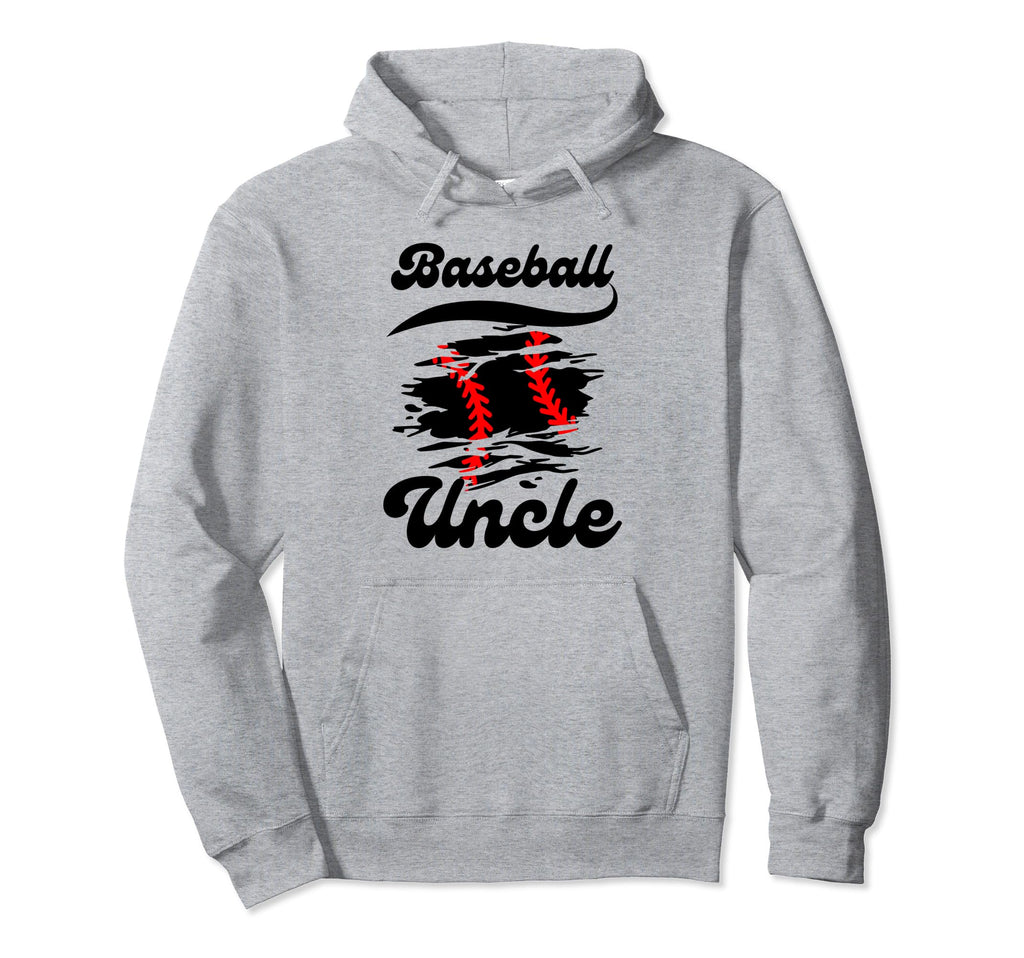 Baseball Uncle Family Matching Funny Hoodie - Graphic Print for Adults - T-Shirt, Sweatshirt, Hoodie