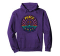 Hippie Peace Love 60S Groovy Psychedelic Hoodie - Unique Graphic Men Women - T-Shirt, Sweatshirt, Hoodie