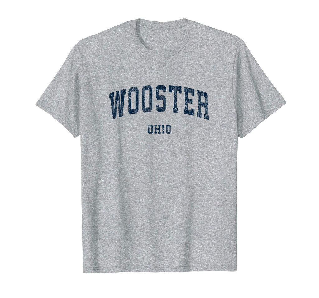 Wooster Ohio Oh Varsity Sports Navy T-Shirt - Aesthetic Graphic Men Women - T-Shirt, Sweatshirt, Hoodie