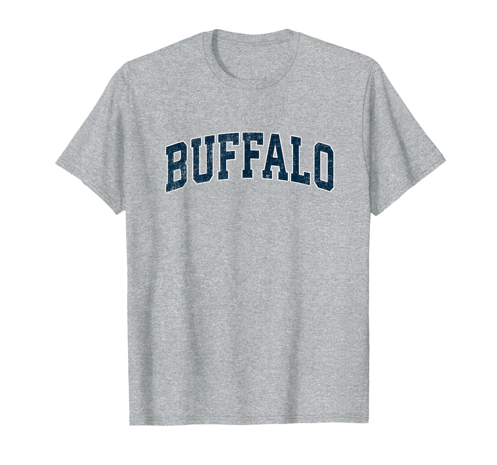 Buffalo New York Ny Varsity Sports Navy T-Shirt - Aesthetic Graphic Unisex - T-Shirt, Sweatshirt, Hoodie