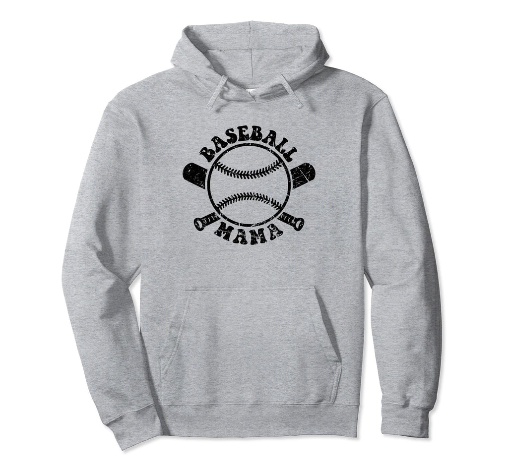 Baseball Mama Hoodie - Fun Novelty Design Men Women - T-Shirt, Sweatshirt, Hoodie