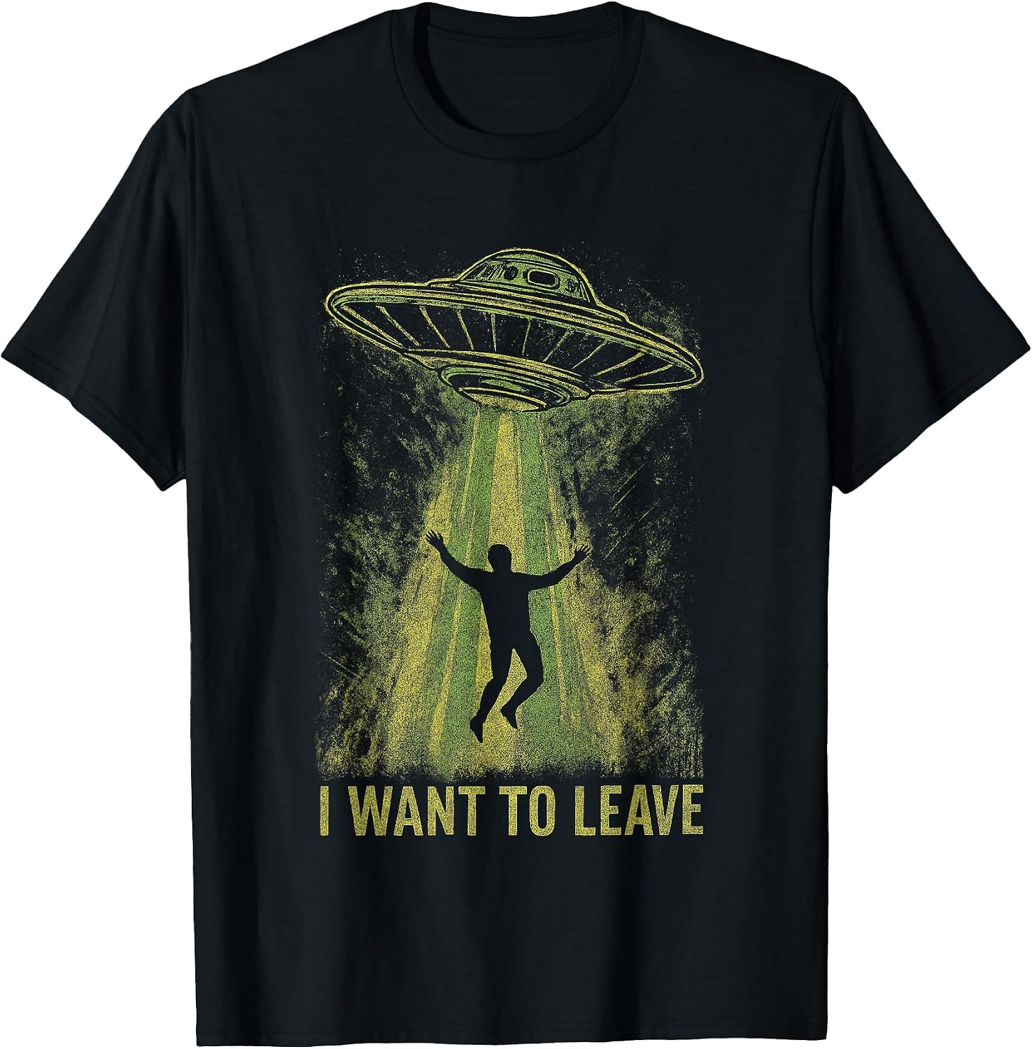 Alien Spaceship Si-Fi Grunge Goth Area 51 Outfit - Adult & Kids T-Shirts, Sweatshirts & Hoodies apparel design preview 1