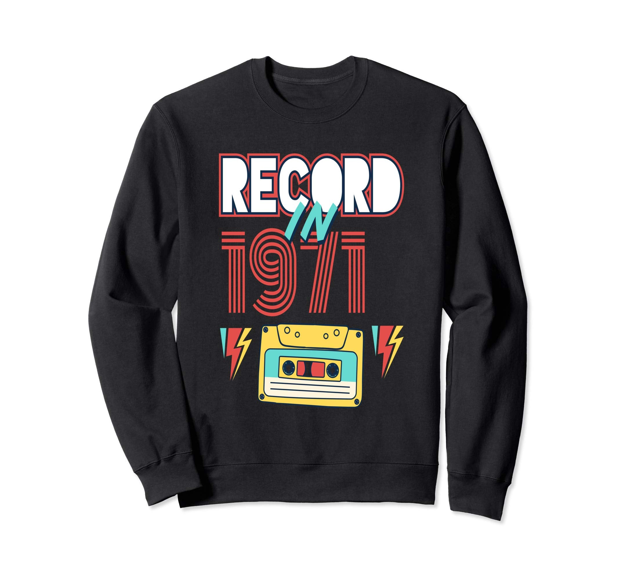Gift 49 Year Old Cassette Tape Sweatshirt - Novelty Apparel for Adults - T-Shirt, Sweatshirt, Hoodie