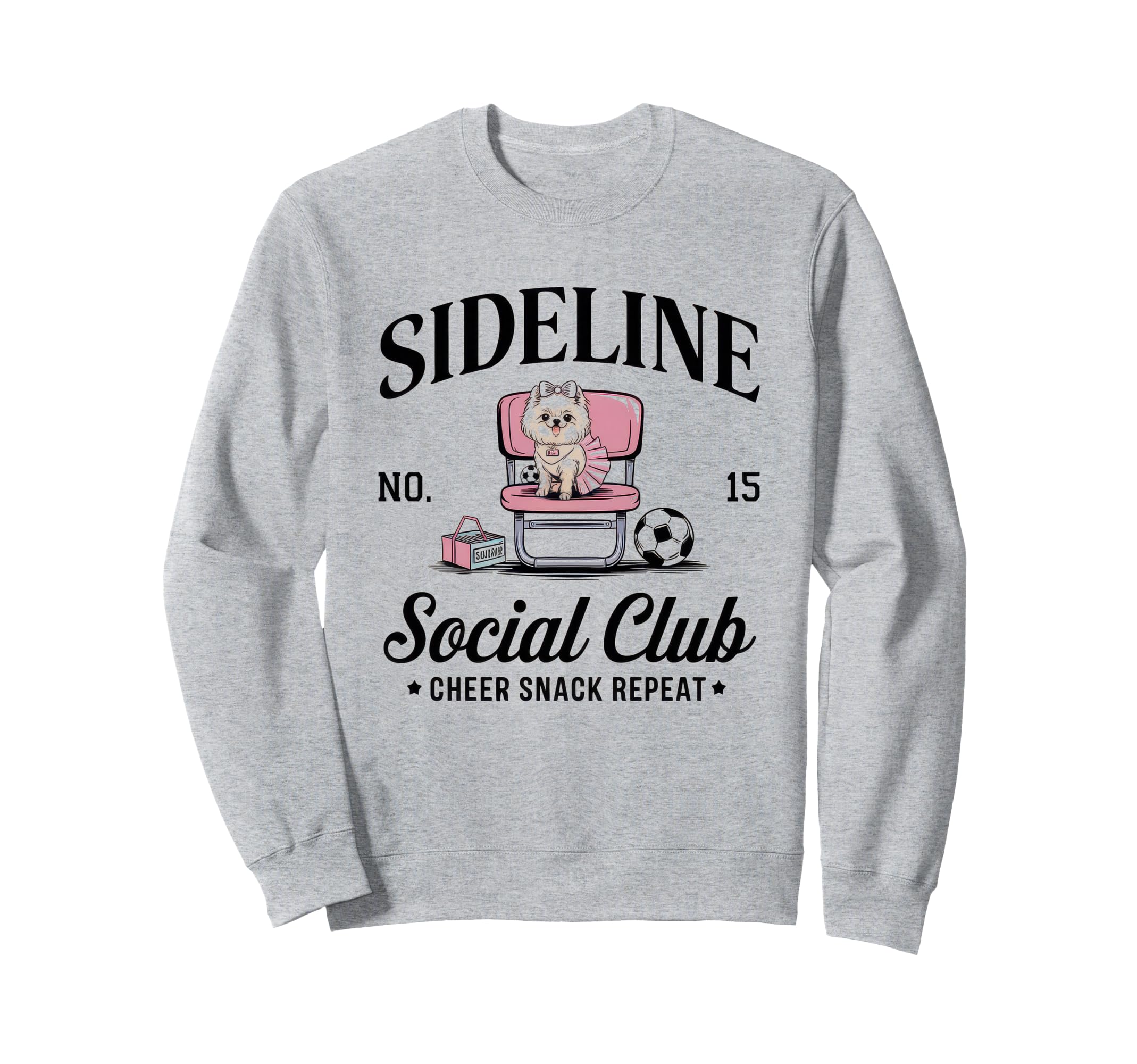Sideline Social Club Soccer Mom Sweatshirt - Unique Graphic for Adults - T-Shirt, Sweatshirt, Hoodie