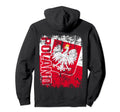 Poland Flag Distressed Poland Hoodie - Fun Novelty Design Unisex - T-Shirt, Sweatshirt, Hoodie