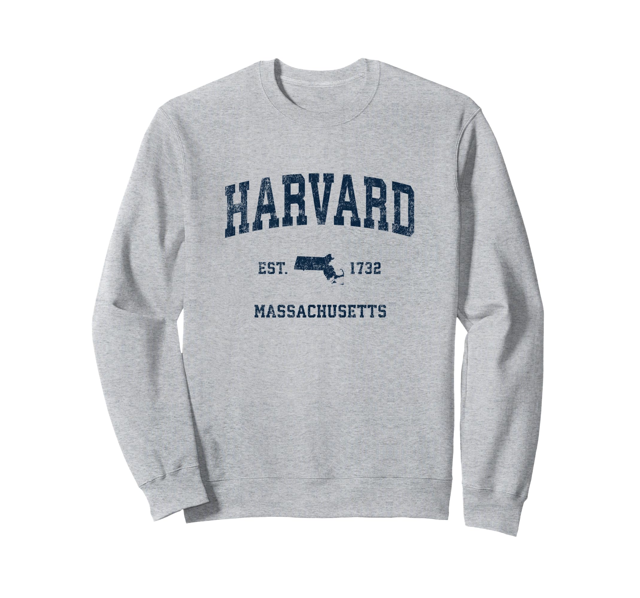 Harvard Massachusetts Ma Sports Navy Sweatshirt - Graphic Print Unisex - T-Shirt, Sweatshirt, Hoodie