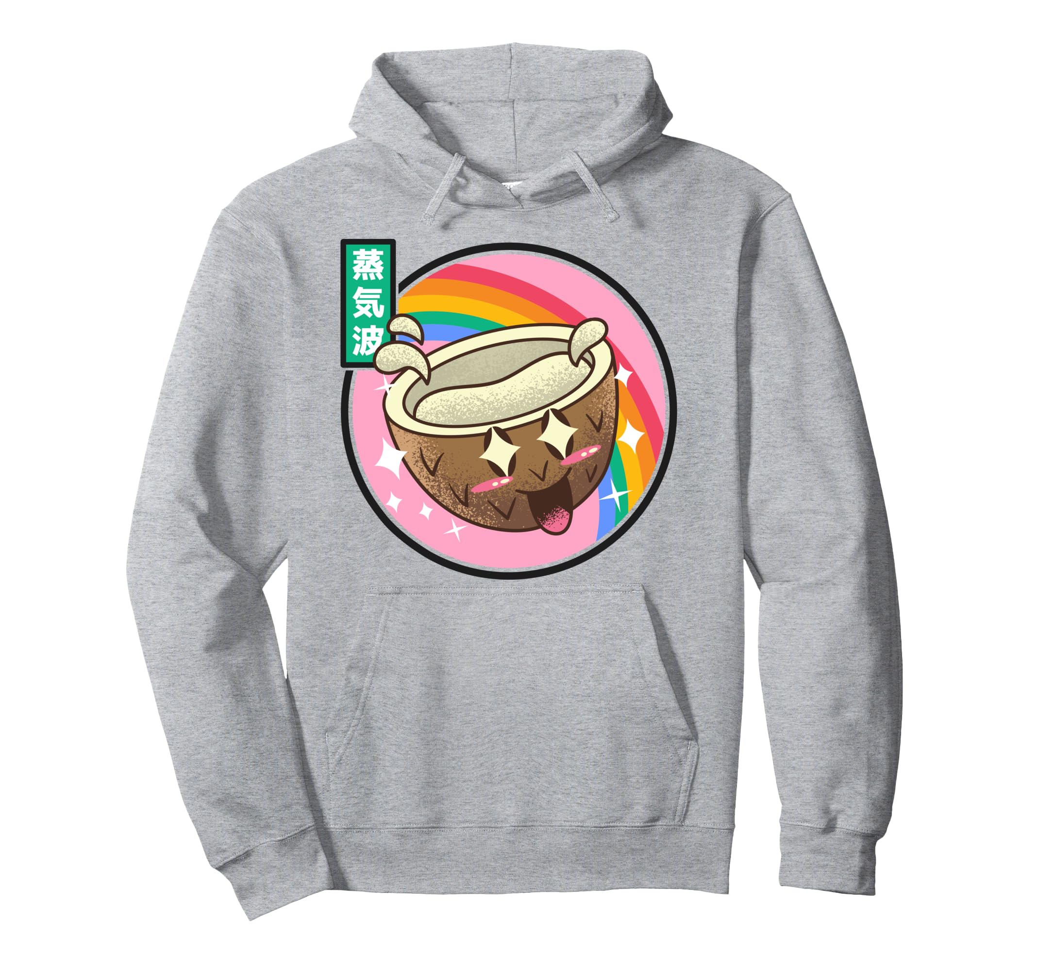 Happy Coconut Digital Japan 80S Hoodie - Casual Everyday Wear for Adults - T-Shirt, Sweatshirt, Hoodie