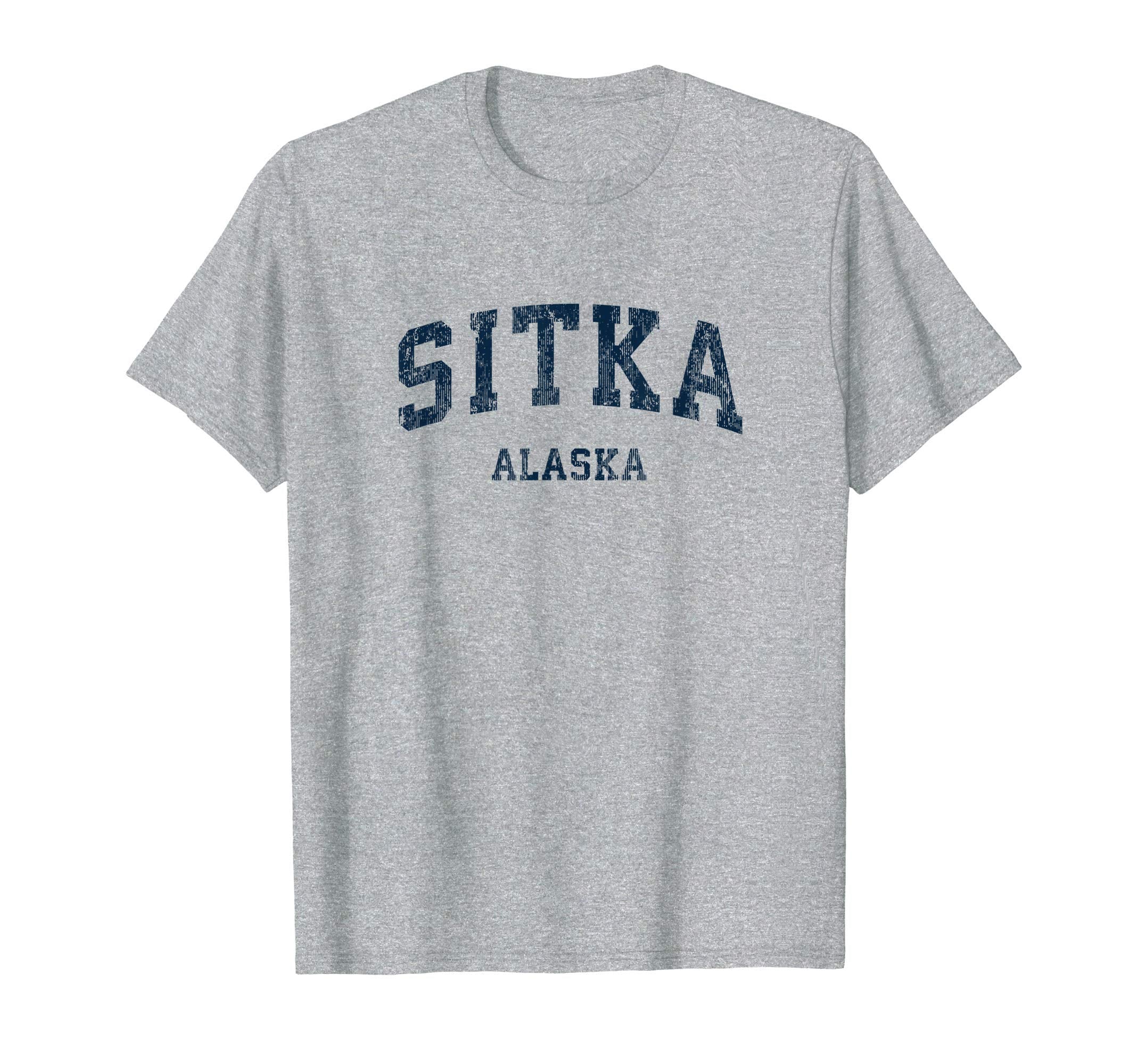 Sitka Alaska Ak Varsity Sports T-Shirt - Casual Everyday Wear Men Women - T-Shirt, Sweatshirt, Hoodie