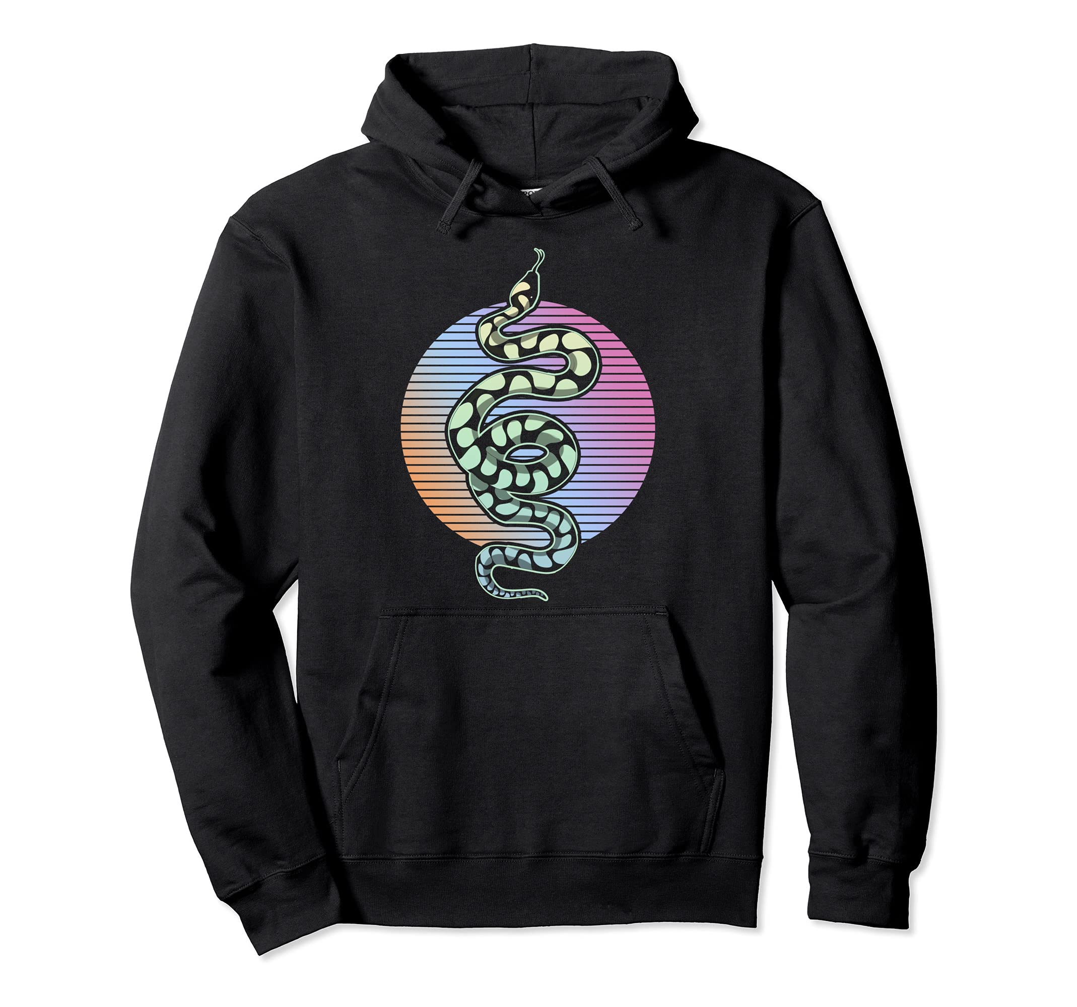 Vaporwave Aesthetic Animal Reptile Hoodie - Casual Everyday Wear Unisex - T-Shirt, Sweatshirt, Hoodie