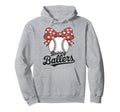Baseball Mama Raising Ballers Hoodie - Trendy Graphic Unisex - T-Shirt, Sweatshirt, Hoodie