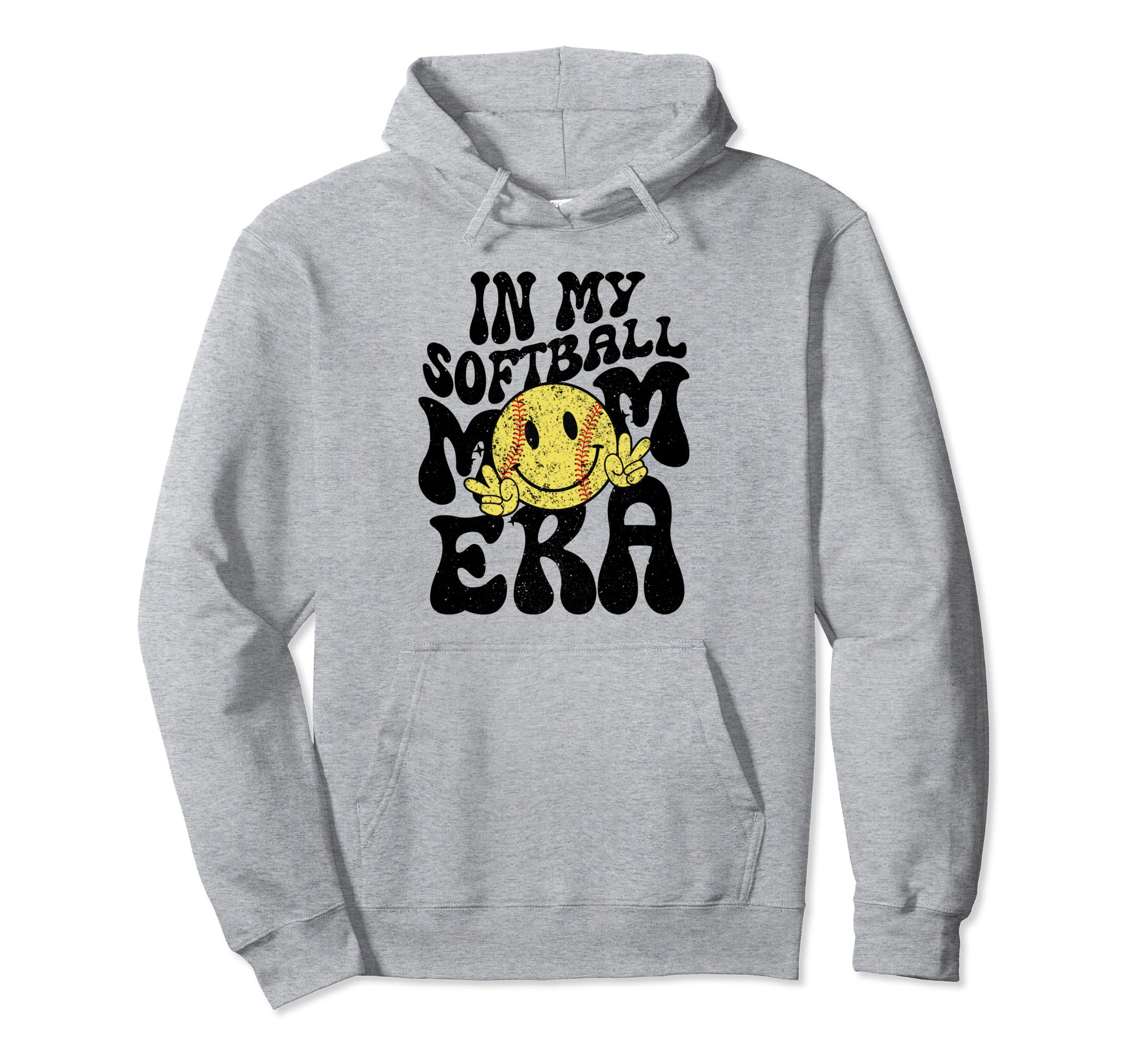 My Softball Mom Era Mothers Day Baseball Hoodie - Novelty Apparel Unisex - T-Shirt, Sweatshirt, Hoodie