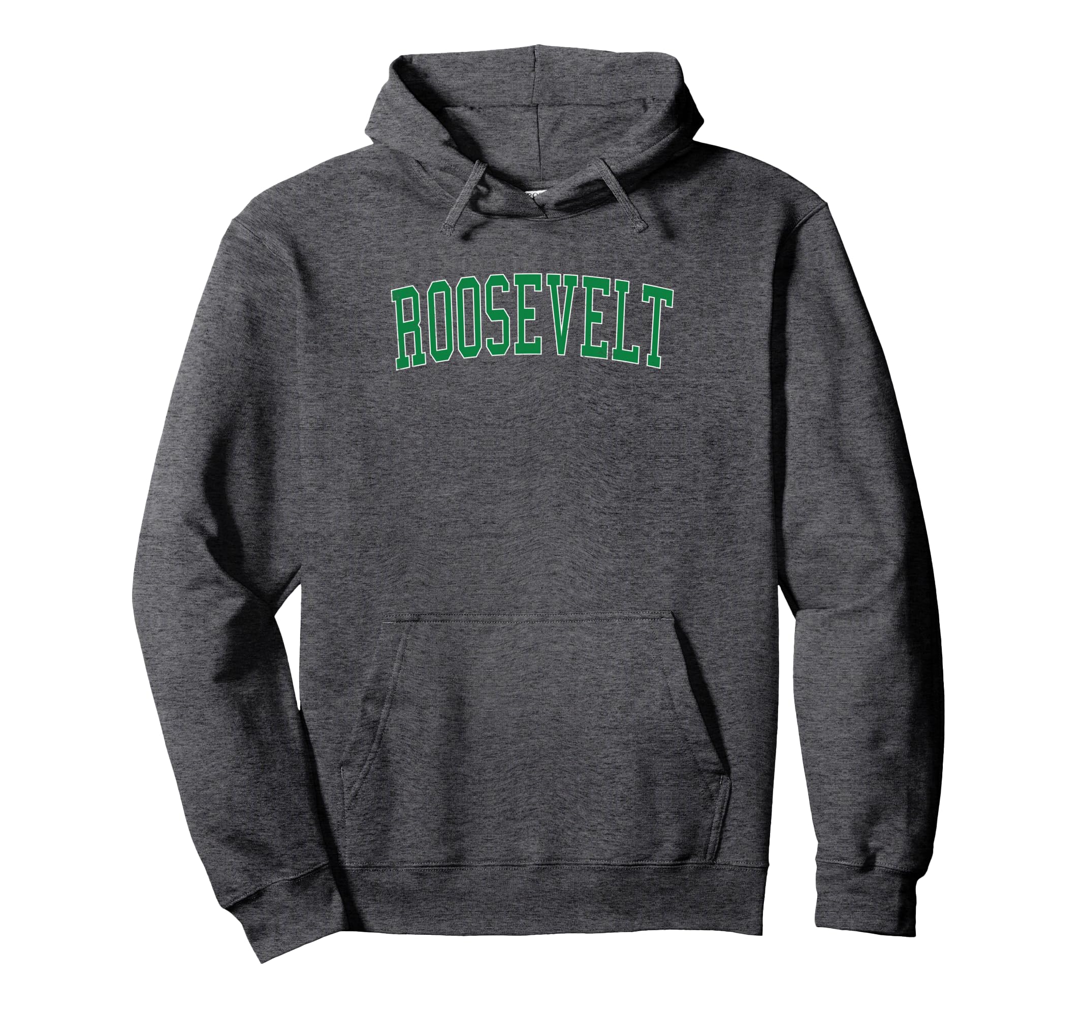 Roosevelt Ny Distressed Green Varsity Hoodie - Custom Art Print Unisex - T-Shirt, Sweatshirt, Hoodie