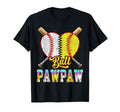 Pawpaw Both Half Baseball Softball Ice T-Shirt - Aesthetic Graphic Unisex - T-Shirt, Sweatshirt, Hoodie