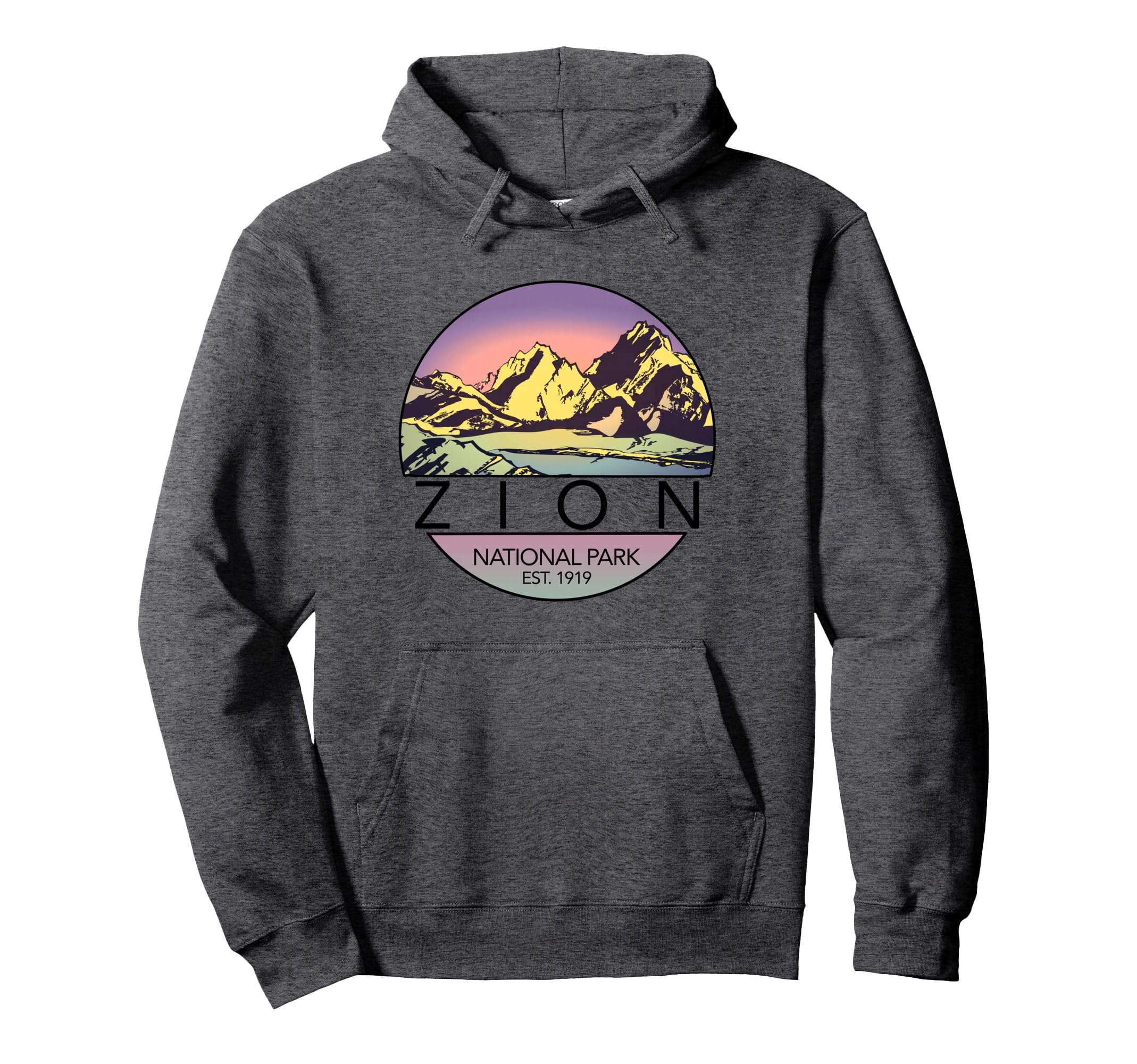 Zion National Park Hoodie - Aesthetic Graphic for Adults - T-Shirt, Sweatshirt, Hoodie