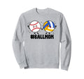 Proud Ball Mom Baseball Volleyball Mom Sweatshirt - Novelty Apparel Unisex - T-Shirt, Sweatshirt, Hoodie