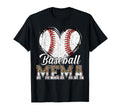Softball Baseball Mema Heart T-Shirt - Fun Novelty Design for Adults - T-Shirt, Sweatshirt, Hoodie