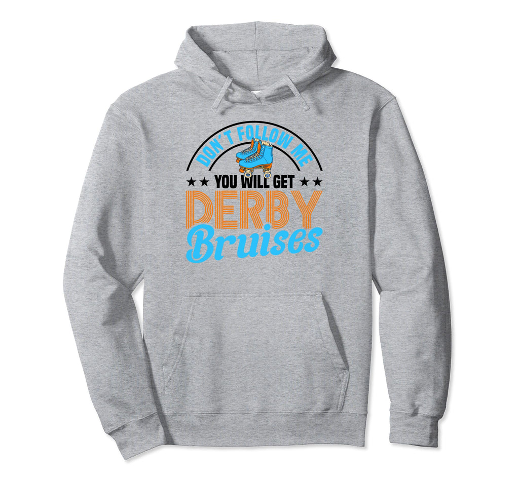 Rollerskates Derby Bruises 70S Roller Hoodie - Custom Art Print for Adults - T-Shirt, Sweatshirt, Hoodie