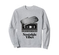 Cassette Tape Nostalgic Vibes Sweatshirt - Minimalist Print Unisex - T-Shirt, Sweatshirt, Hoodie